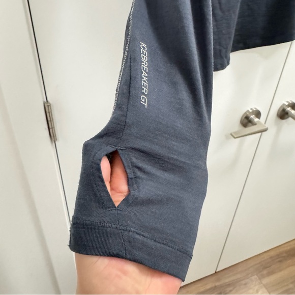 ICEBREAKER GT 200 Technical base layer 97% merino wool womens size M quarter zip - Picture 3 of 9